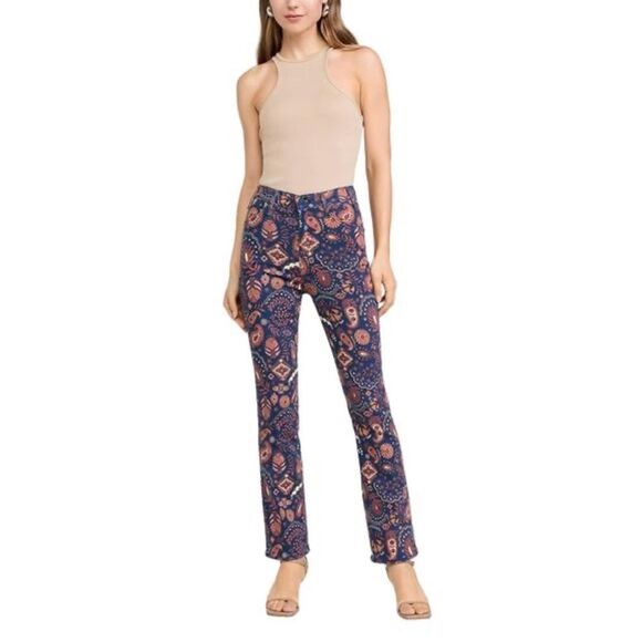 MOTHER The Hustler Flood Jeans in Henna Happiness - Picture 1 of 2